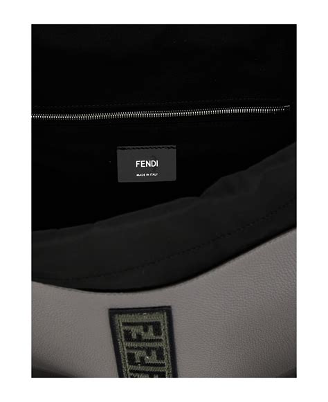 fendi rucksack mit logo|Fendi Strike Large Fendi Roma Leather .